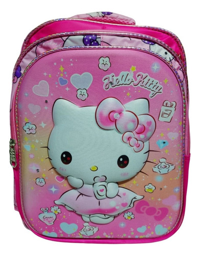 Mochila Escolar Kit/trio Para Primaria Con Luz Led, Estampado 3d (mochila, Lonchera, Lapicera) Niño/niña.