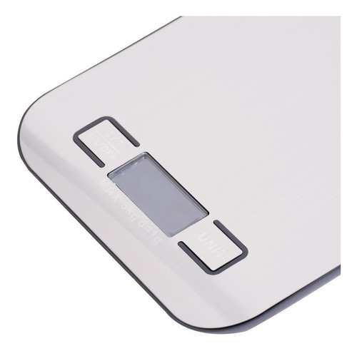 Balança Digital Para Cozinha Aço Inox 18cm Mimo Style