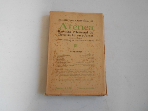 Revista Atenea N° 132.    Oreste Plath:  Ritmos Para Niños .