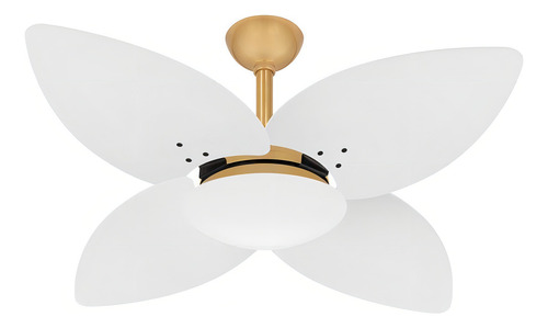 Ventilador De Teto Dourado 4 Pás Econômico Winds Ventax