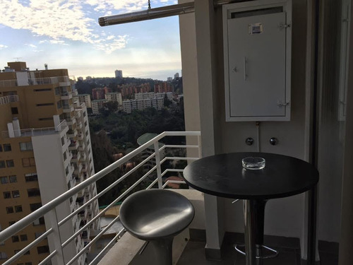Acogedor Departamento Amoblado En Excelente Barrio De Valpo