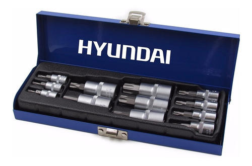 Juego De Dados Torx Hyundai (1/4-3/8-1/2)  12 Piezas.