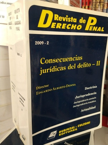 Consecuencias Jurídicas Del Delito 1 Y 2revista Penal Donna