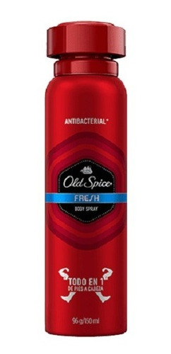 Desodorante En Spray Old Spice Fresh Antibacterial 150ml