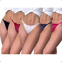 Comprar  Kit Calcinhas Tangas Sexys Lingeries  Kit Cu002F 5 Calcinhas