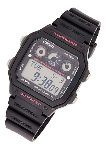 Reloj Casio Core Ae-1300wh 10 Años Batería 9 Temporizadores