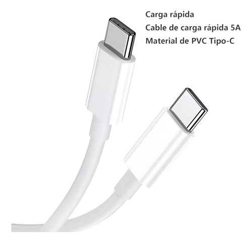 Cable Para Huawei Samsung Android Tipo C A Tipo C En Bolsa