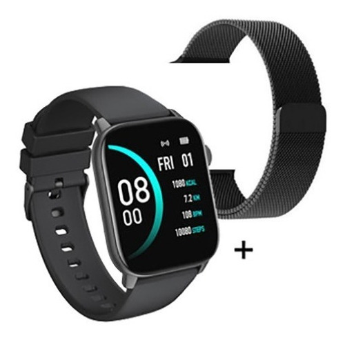 Imagen 2 de 9 de Smartwatch Nictom Nt14 1,75 Notificaciones + Malla Metálica