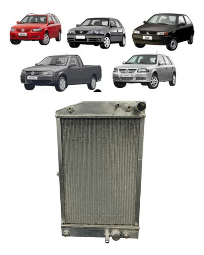 Radiador Volkswagen Saveiro G2 G3 G4 Com Ar Motor Ap 1996