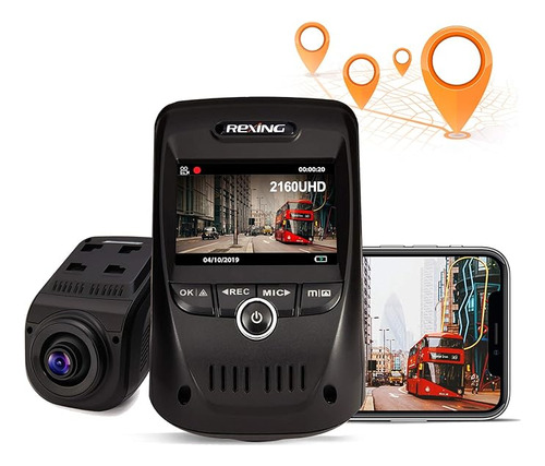 Rexing V1 Max 4k Solo Dash Cam 3840x2160@30fps Uhd Wifi Gps