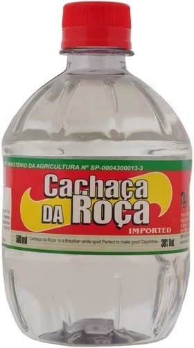 Cachaza Da Roza 500 Ml  Caja X 12 Garrafiñas  Pet Brasil