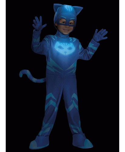 Disfraz Pj Masks Catboy 3/4 Años Heroes En Pijama Entrega In
