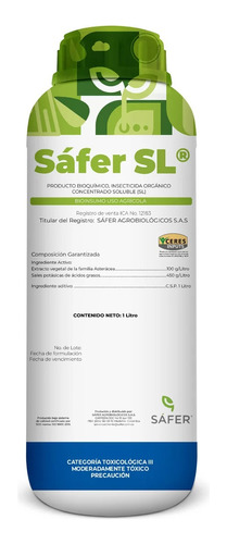 Safer Sl Jabón Potásico - L a $53000