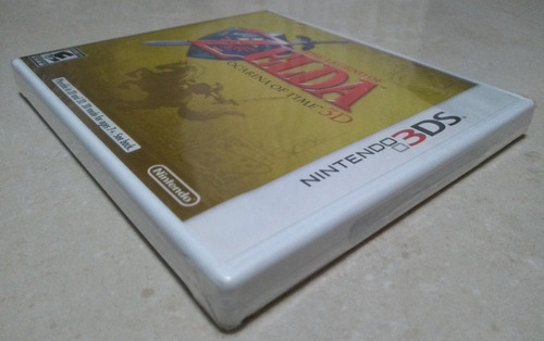 Zelda Ocarina Of Time 3d Nintendo 3ds Black Label E Lacrado!