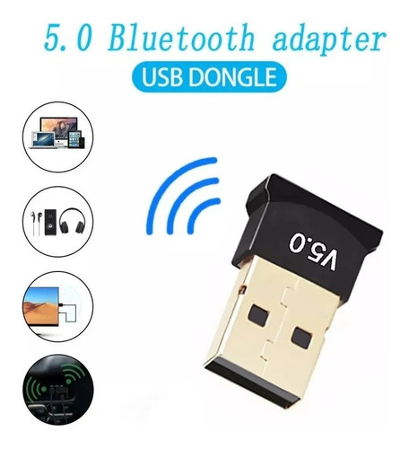 Receptor Bluetooth Usb 5.0 Pc Tienda Fisica