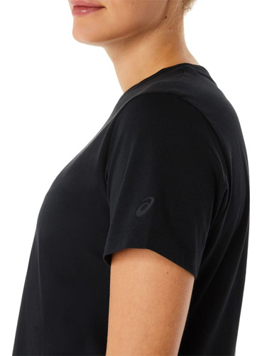 Polo Asics Training Core Graphic Tee Black Mujer