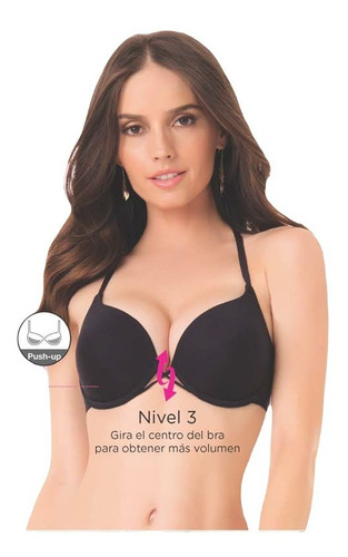 7278 Bra Ilusion Push Up Lenceria Sexy Aumento Busto Twist