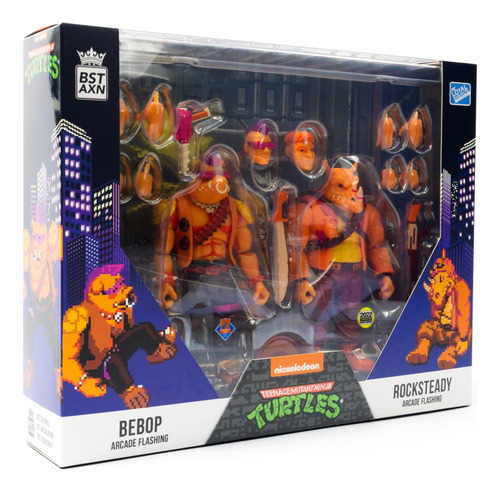 Edición Especial Tmnt Bebop & Rocksteady Arcade Sdcc 2022