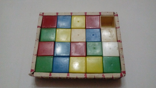 Antiguo Juego De Cubos Didacticos De Plastico Juegos Atlas