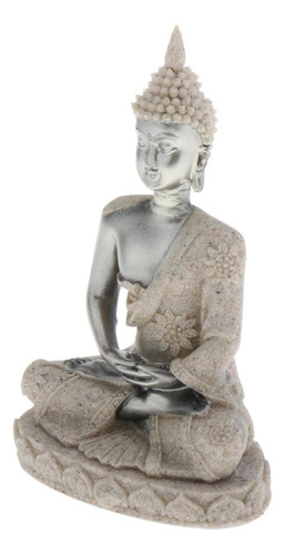Pequeña Estatua De Buda Tailandés Estatuilla De Piedra