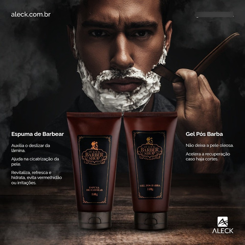 Imagem 4 de 4 de Kit Barber Masculino Cabelo Barba Matização Grisalhos