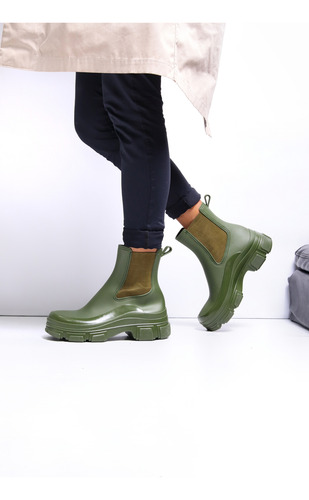 Botas De Lluvia Mujer Urbanas Livianas Cómodas Caña Baja