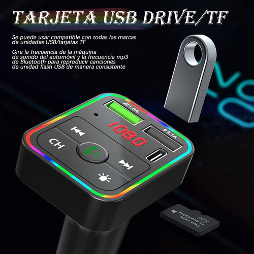 Transmisor Receptor De Adaptador Bluetooth Para Auto Estéreo