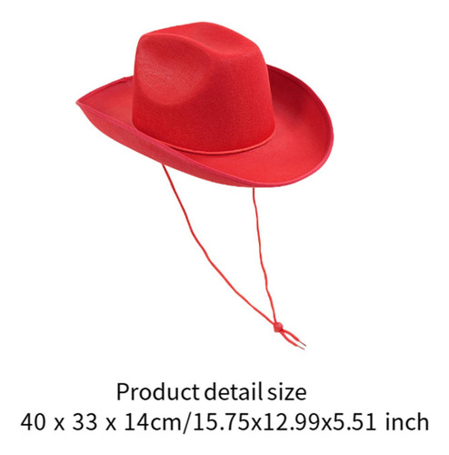 Sombrero De Vestuario De Vaquero Occidental Para Eventos De