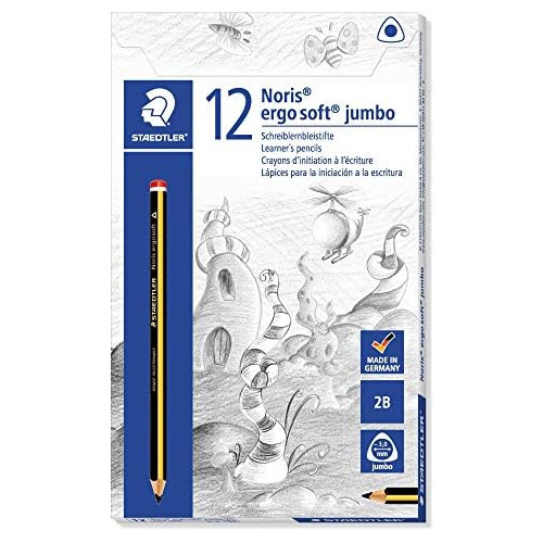 Noris Ergosoft 153 Lápiz De Aprendizaje Jumbo 2b Caja ...