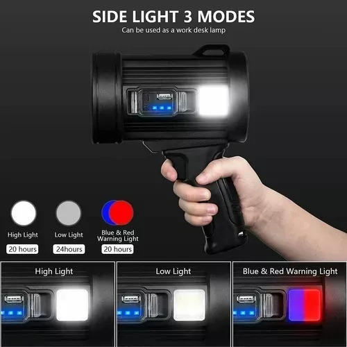 I Reflector 90000 Lúmenes Linterna De Mano Foco Led
