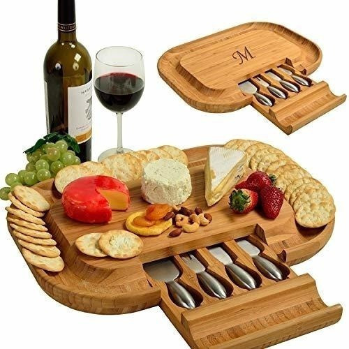 Tabla De Queso De Bambu De 180 En Picnic En Ascot  Incluye 4