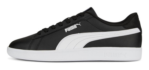 Tenis Puma Smash 3.0 L Negro Blanco Unisex 390987-04