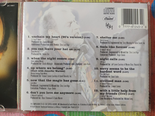Joe Cocker Cd The Best Of V (Usado)