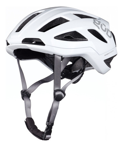 Casco Bicicleta Ruta Gud Tour Sprint Ciclismo Regulable Color Tiza Brillo Talle M