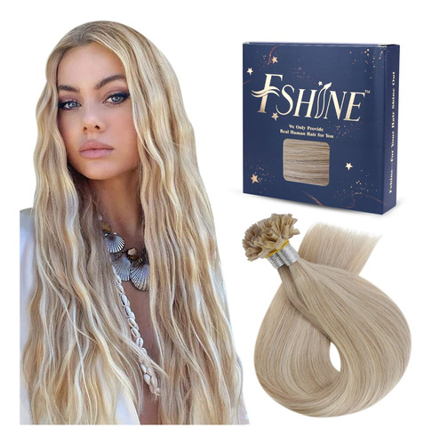 Fshine Hot Fusion - Extensiones De Cabello Humano Con Punta