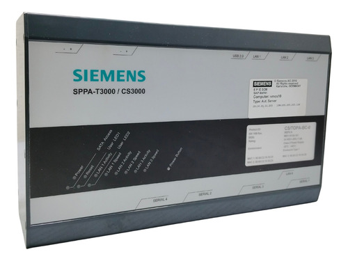 Siemens Cs/topa-bc-0 Fuentede Alimentacion Sppa-t3000/cs3000