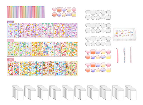 Juego De Pegatinas Para Tarjetas, Kit Decorativo 60 Piezas