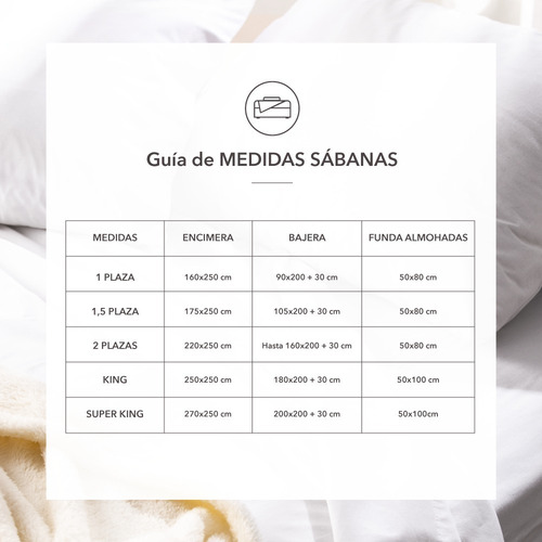 Sábanas King Arredo Algodón Peinado Lisas