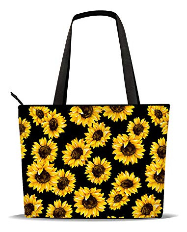 Mujer Tote Bags Girasol Flor Impermeable Moda Mochila Zhc46