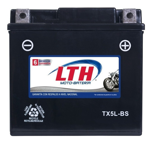 Batería Moto Lth Kymco Agility 125 125cc - Tx5l-bs