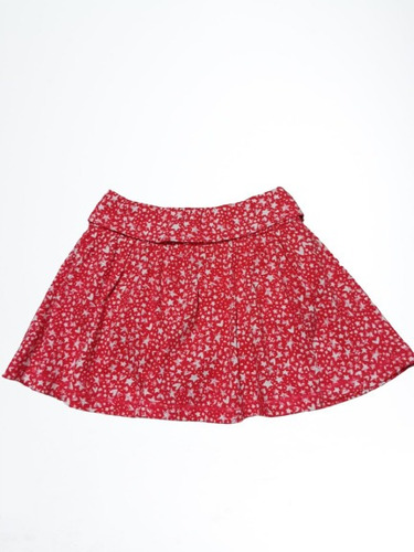 Imagen 2 de 9 de Falda Para Bebe Niña 18 Meses Roja Nueva