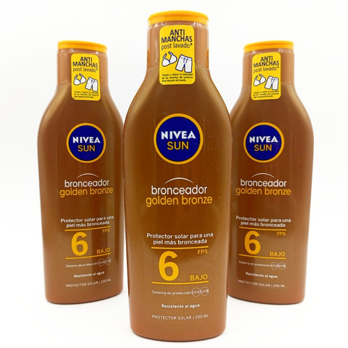 Nivea Sun Broceador Golden Bronze 6 Fps