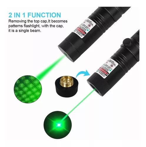 Potente puntero laser verde para el buceo