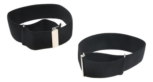 3x Ajustable Antideslizante Elástico Camisa Mangas Soporte