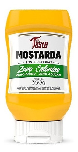 Salsa Aderezo Sin Calorias Mrs Taste Mostaza