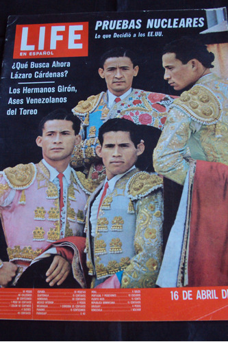 Revista Life En Español (16/4/1962) Tapa Los Hermanos Giron