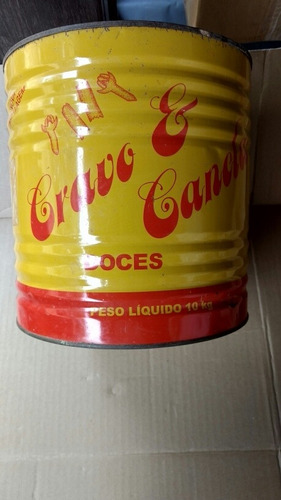 Antiga Lata De Doce Cravo E Canela 10 Kgp/decoração/coleção