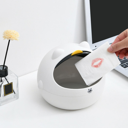 Cubo De Basura De Escritorio Con Almohadillas