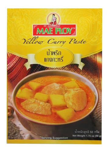 Pasta De Curry Amarillo Tailandes 50g