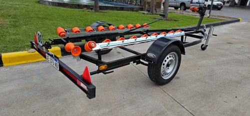 Trailer Nautico Para Moto Triplaza Homologado Patentable